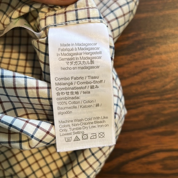 NWT J Crew 100’s 2-Ply Yarns Slim Button Down sz M - Picture 6 of 6